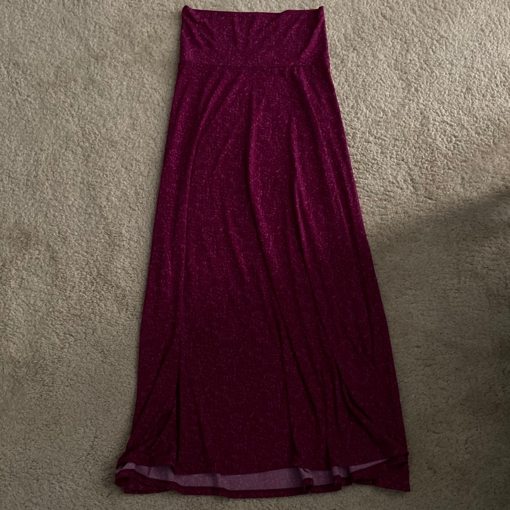 Stretchy LuLaRoe maxi skirt